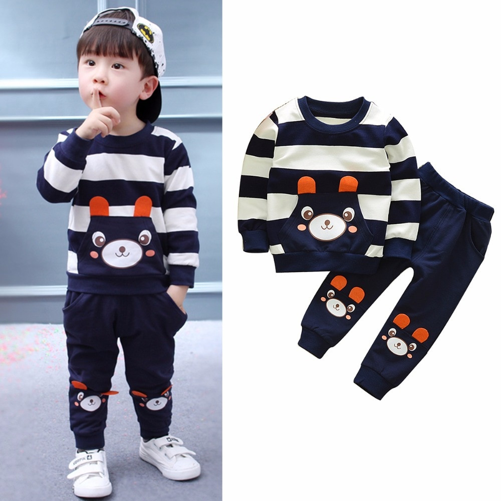 Baby Fashion Boutique
 Puseky Bear Kids Clothes Baby Boys Clothing Set Toddler