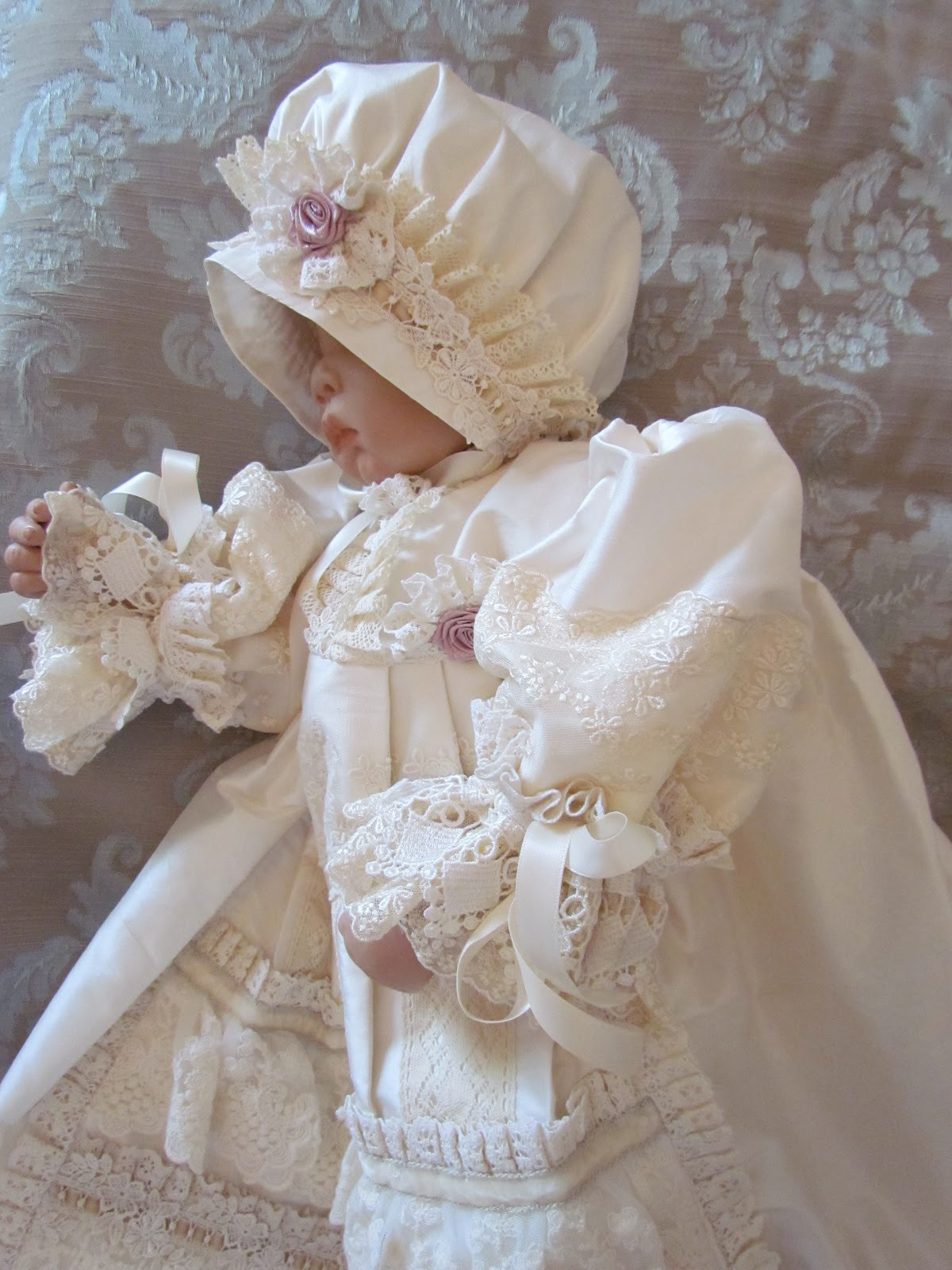 Baby Fashion Dress
 Angela Lace Victorian Style Baby Dress