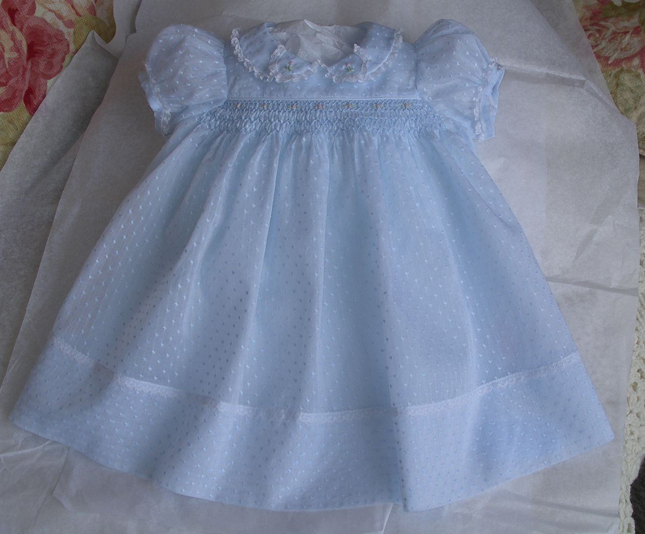 Baby Fashion Dress
 The Old Fashioned Baby Sewing Room Blue