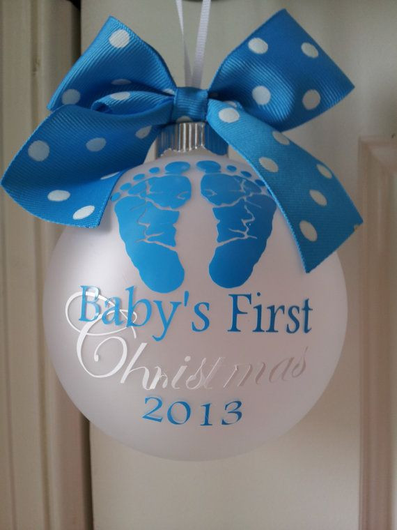 Baby First DIY
 Baby s First Christmas Personalized Custom by