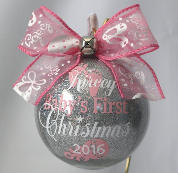 Baby First DIY
 Baby s First Christmas Ornament personalized with any year