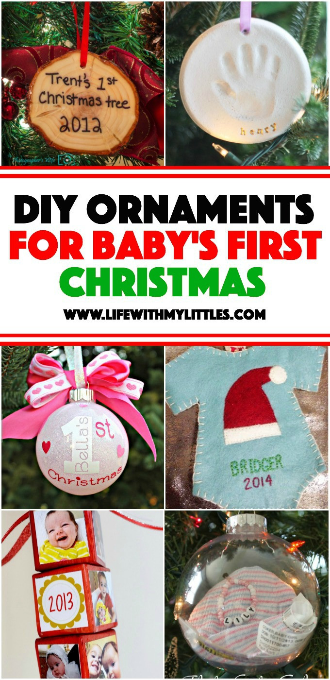 Baby First DIY
 Baby s First Christmas Ornaments You Can Make Yourself