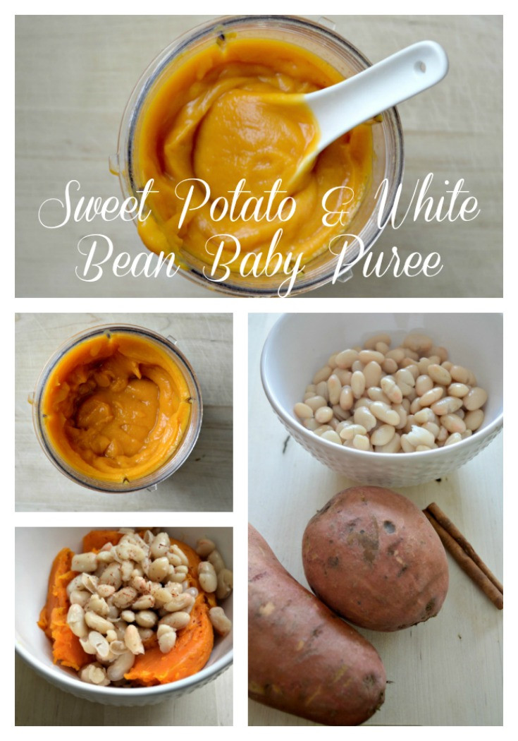 Baby Food Recipe Sweet Potato
 Sweet Potato and White Bean Puree What MJ Loves