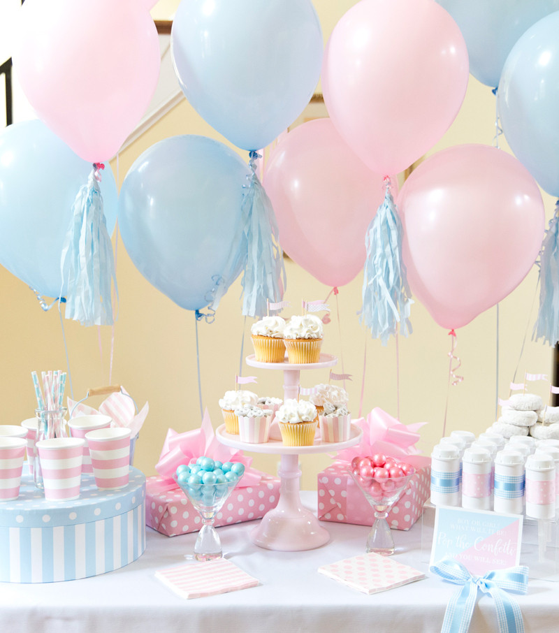 Baby Gender Reveal Party
 Boy or Girl Blue Pink Gender Reveal Party