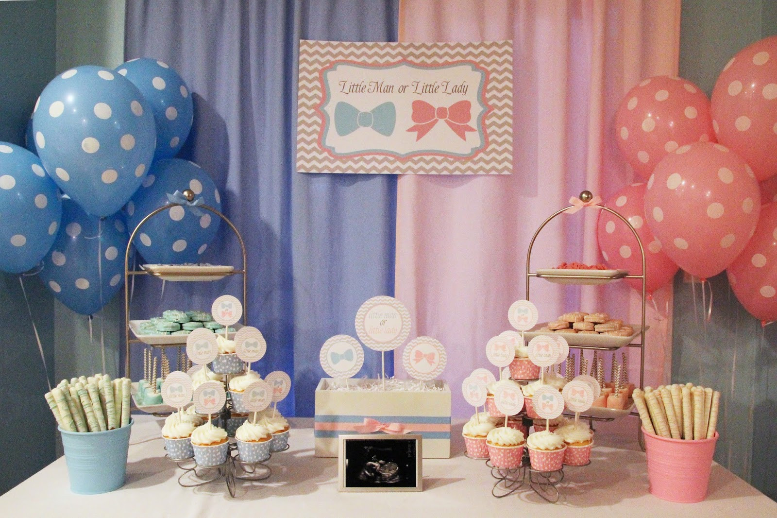 Baby Gender Reveal Party
 5M Creations Gender Reveal Party Little Man or Little Lady