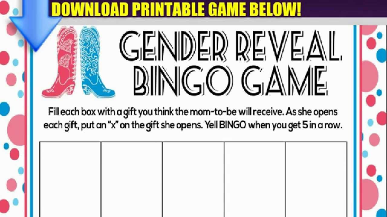 Baby Gender Revealing Party Games
 Games To Play At Gender Reveal Party