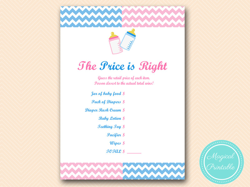 Baby Gender Revealing Party Games
 Gender Reveal Party Games Magical Printable