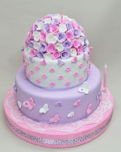 Baby Girl Birthday Cakes
 Lovely Baby Girl First Birthday Cake Ideas