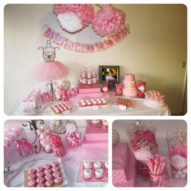 Baby Girls 1St Birthday Party
 Ballerina birthday theme for baby girls 1st birthday