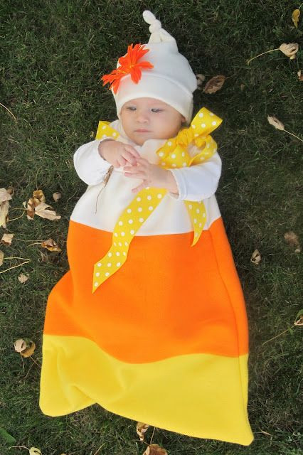 Baby Halloween Costumes Diy
 Candy Corn Costume ideal for baby s first Halloween From