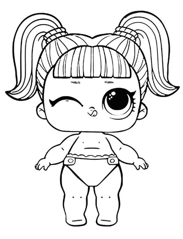 Baby Lol Coloring Pages
 LOL Doll Coloring Pages