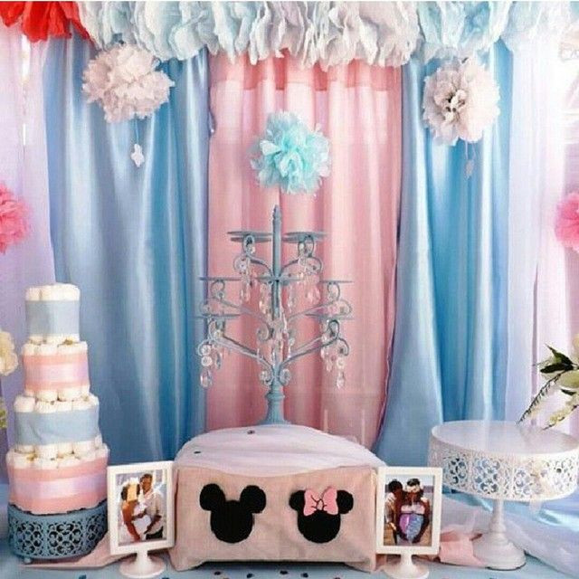 Baby Mickey Decoration Ideas
 Mickey and Minnie Baby Shower Party Ideas in 2019