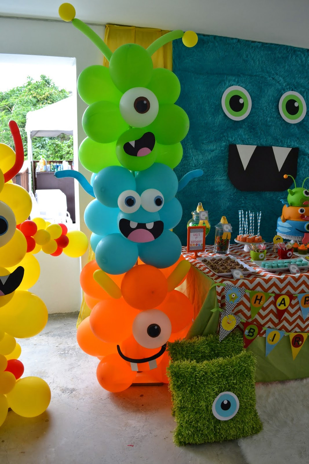 Baby Monster Party
 Partylicious Events PR Little Monster Birthday Bash