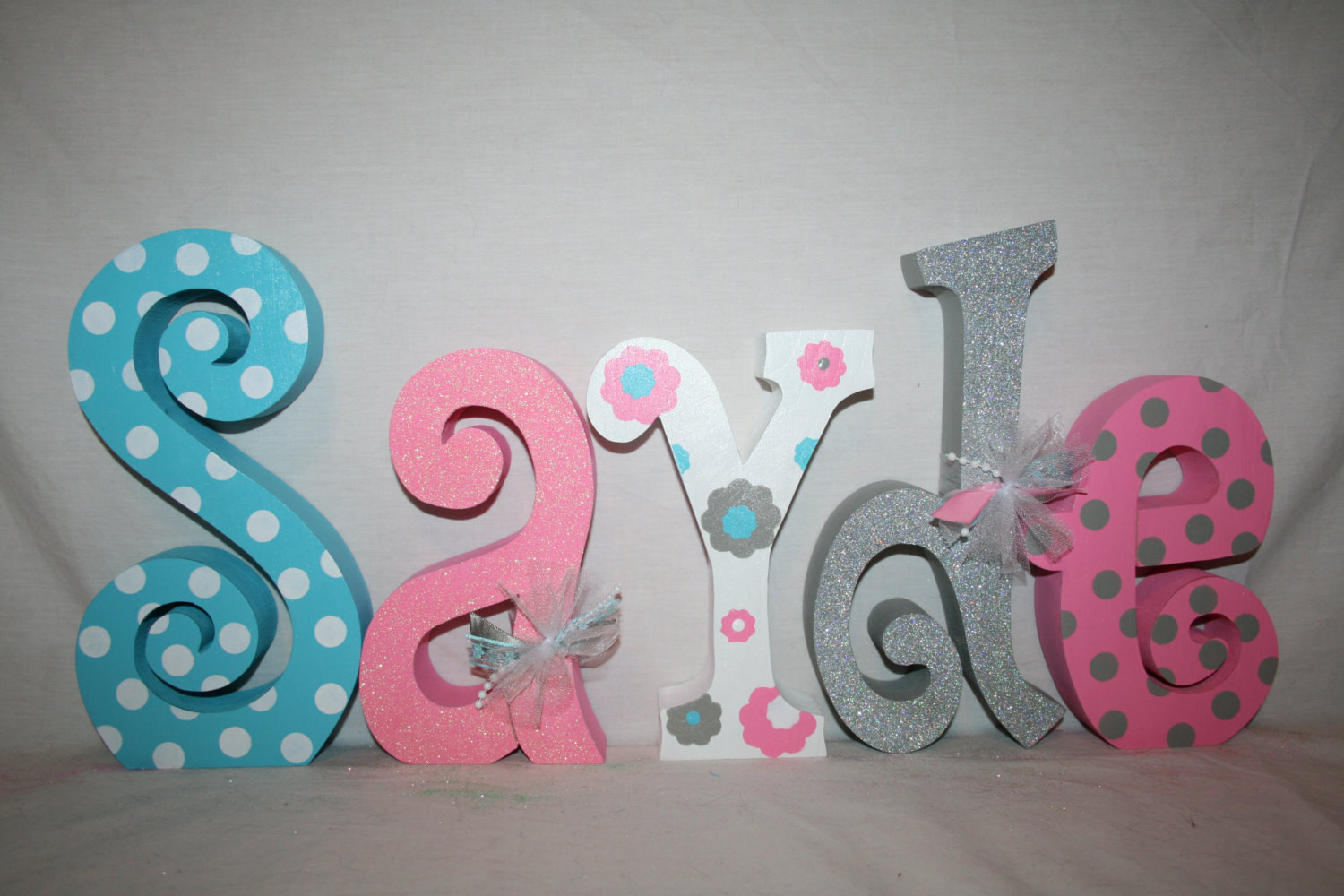 Baby Name Letters Room Decor
 Baby name letters Nursery decor Nursery letters 5 letter