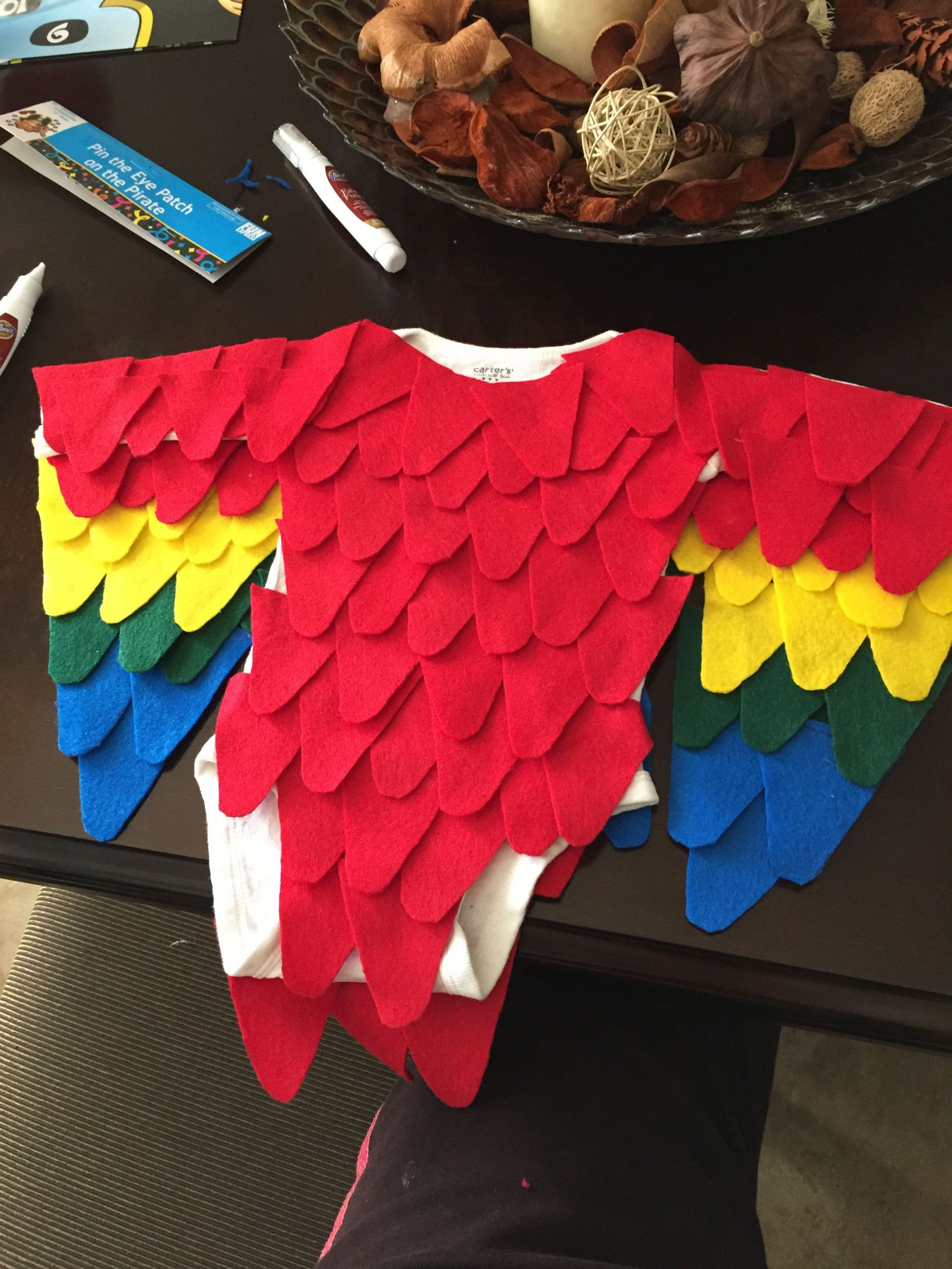 Baby Parrot Costume DIY
 Diy parrot costume