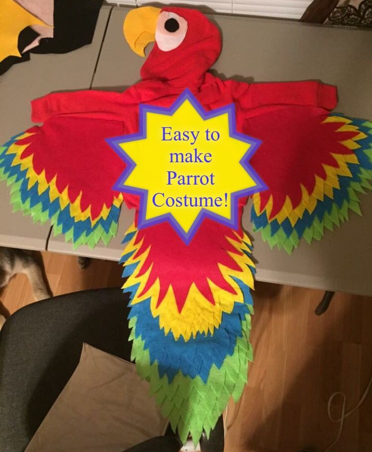 Baby Parrot Costume DIY
 Easy to make Parrot Costume DIYs