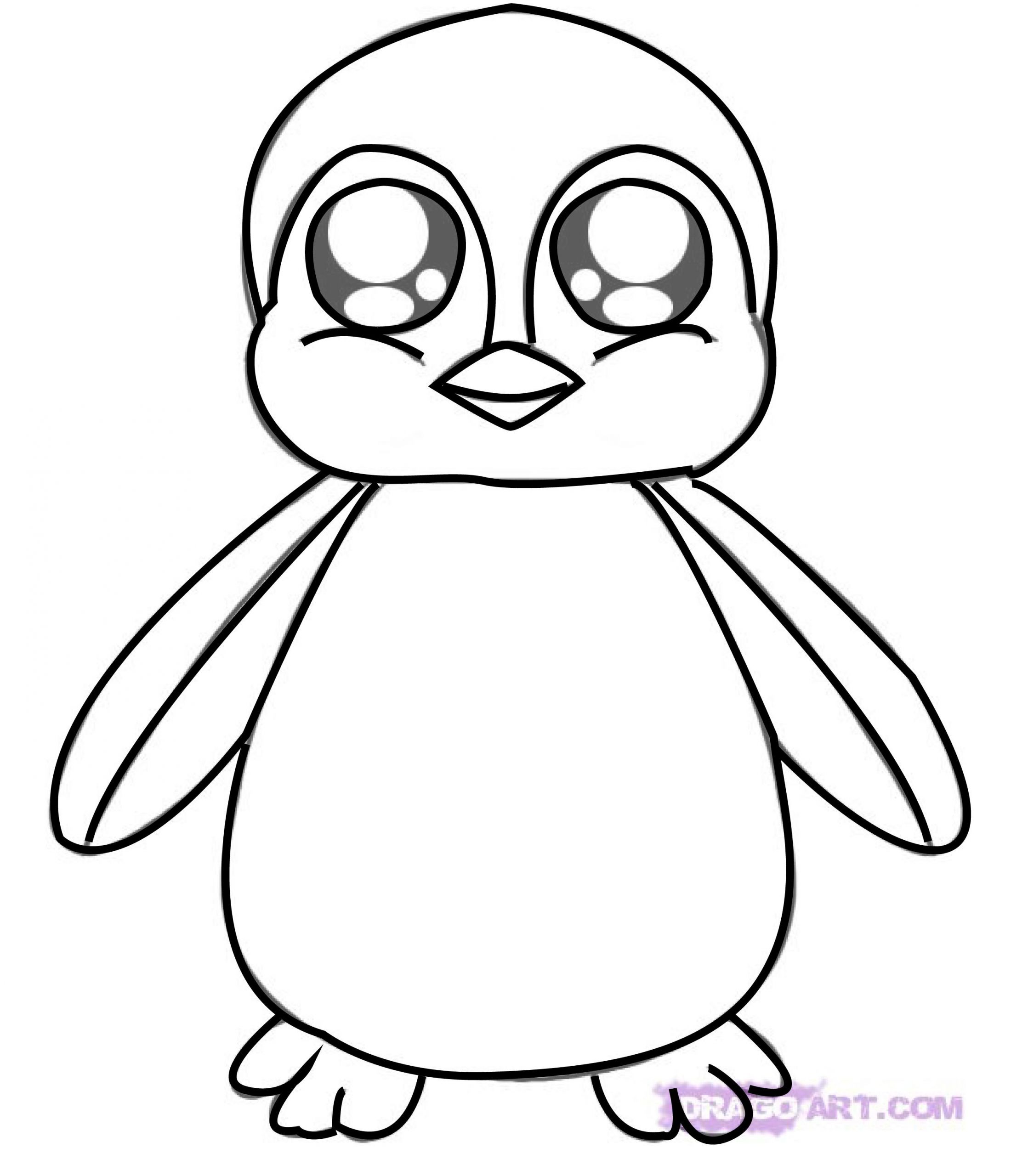 Baby Penguin Coloring Page
 Best Free Printable Club Penguin Coloring Pages