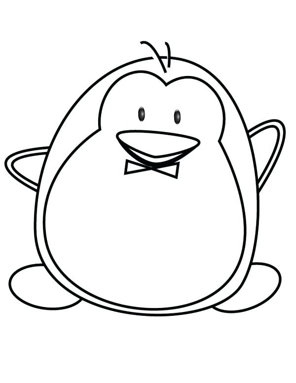 Baby Penguin Coloring Page
 Cartoon Penguin Drawing at GetDrawings