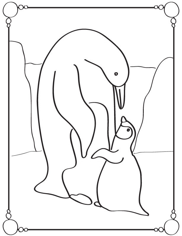 Baby Penguin Coloring Page
 Free Printable Penguin Coloring Pages For Kids