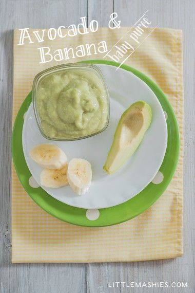 Baby Pouch Recipes
 Baby food recipe Avocado & Banana puree from Little