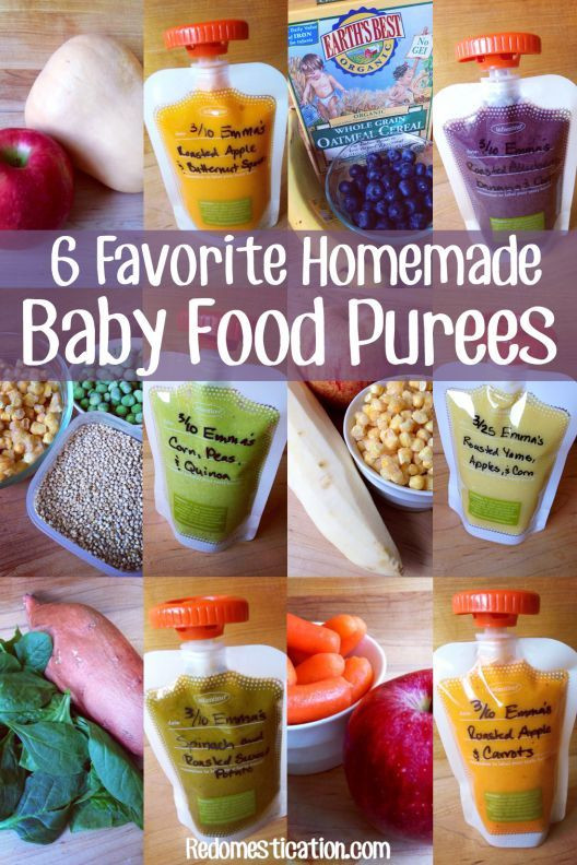 Baby Pouch Recipes
 6 Favorite Homemade Baby Food Purees Probably won t add