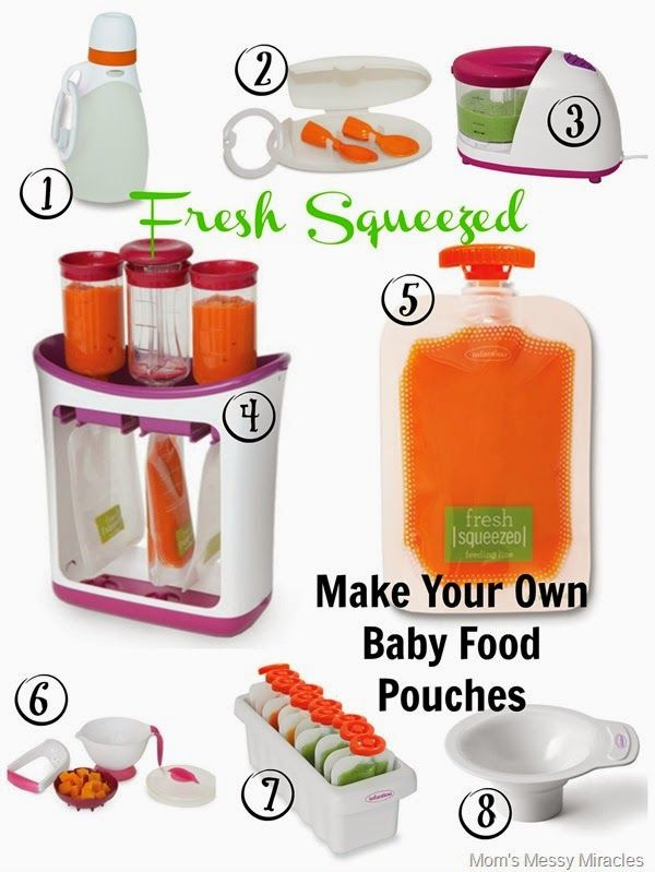 Baby Pouch Recipes
 Making Our Own Baby Food Pouches with Infantino