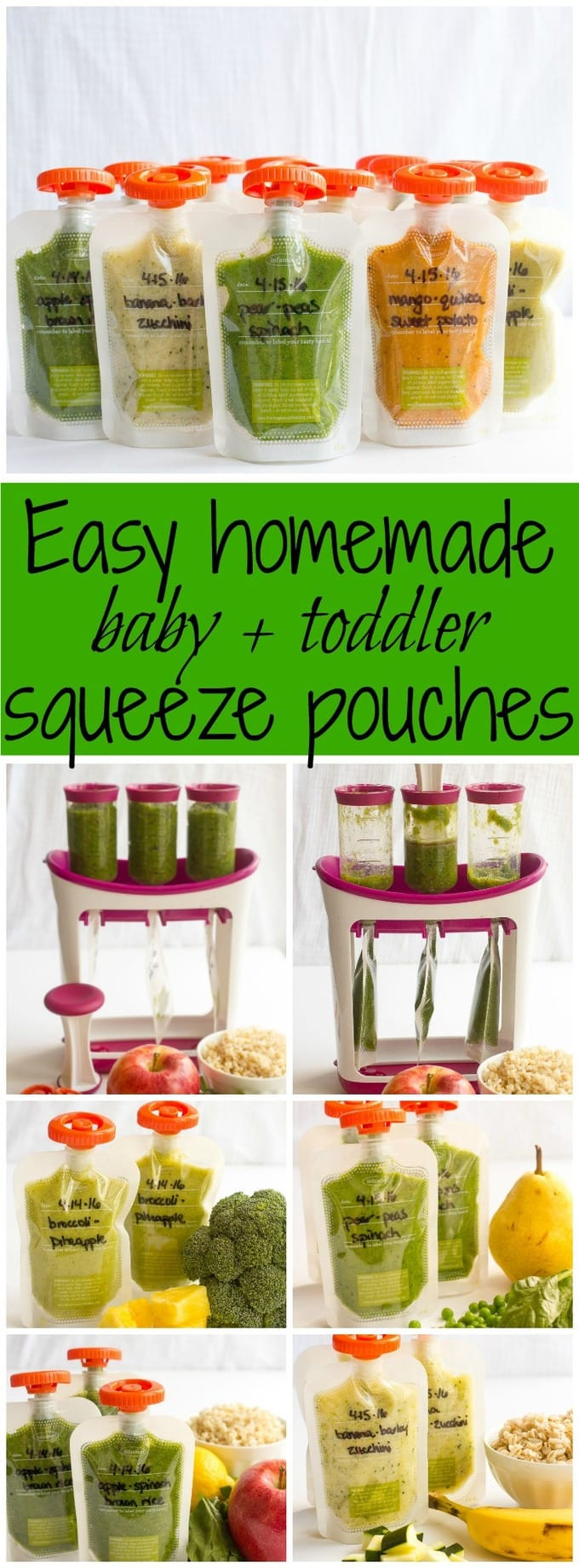Baby Pouch Recipes
 Homemade baby food pouches how to and 5 recipes Family