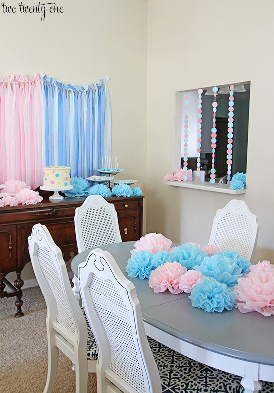 Baby Reveal Party Decoration Ideas
 Gender Reveal Party