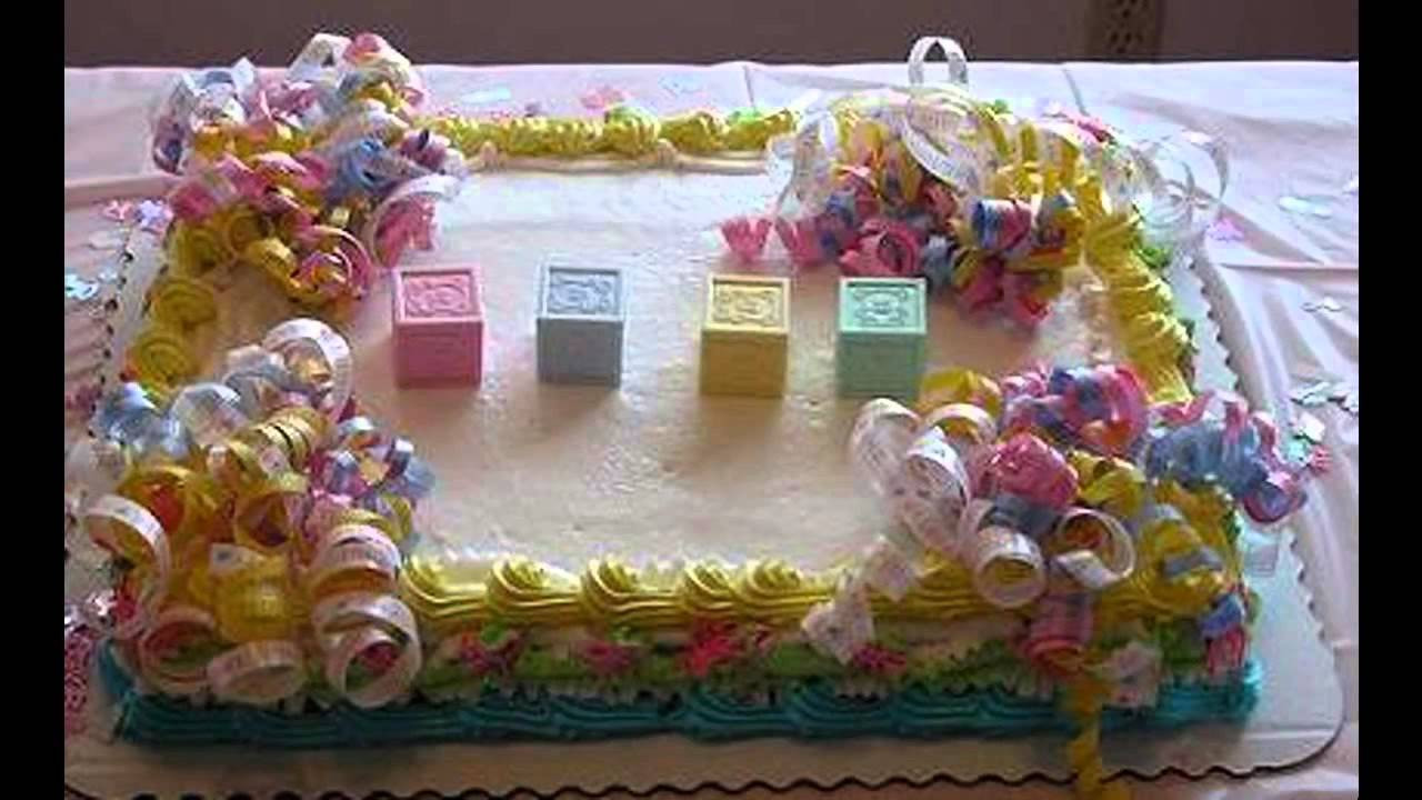 Baby Shower Cake Decor
 Simple Baby shower cake decorating ideas