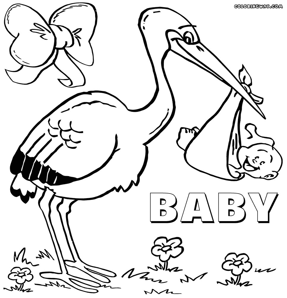 Baby Shower Coloring Page
 Cute And Latest Baby Coloring Pages