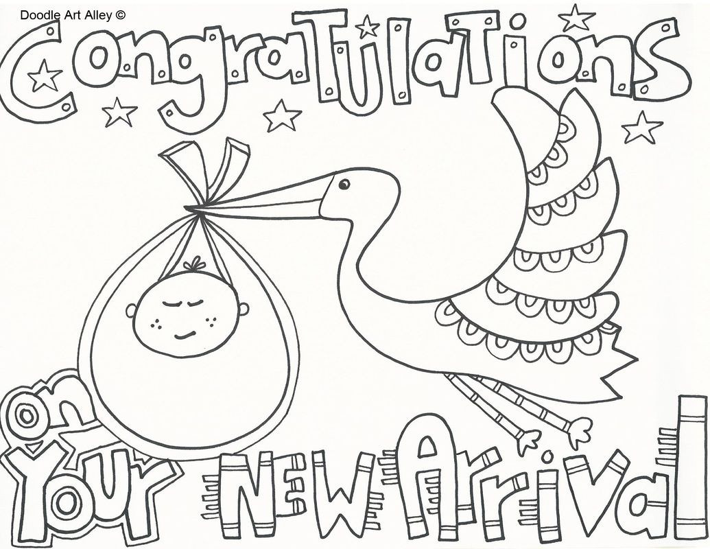 Baby Shower Coloring Page
 Free Printable Baby Shower Coloring Pages Coloring Home