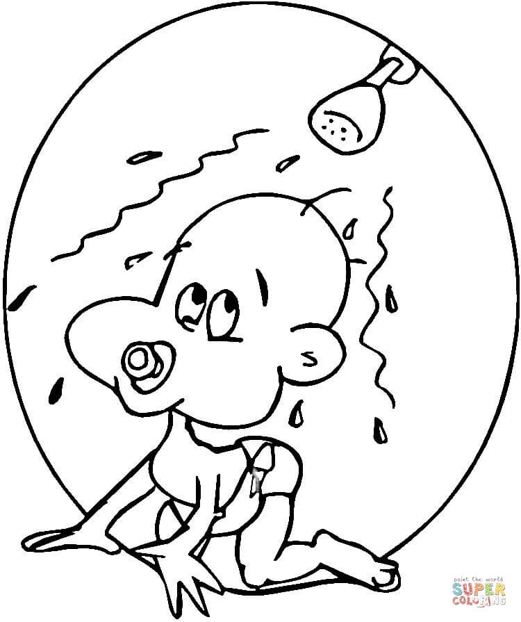 Baby Shower Coloring Page
 Baby Shower coloring page