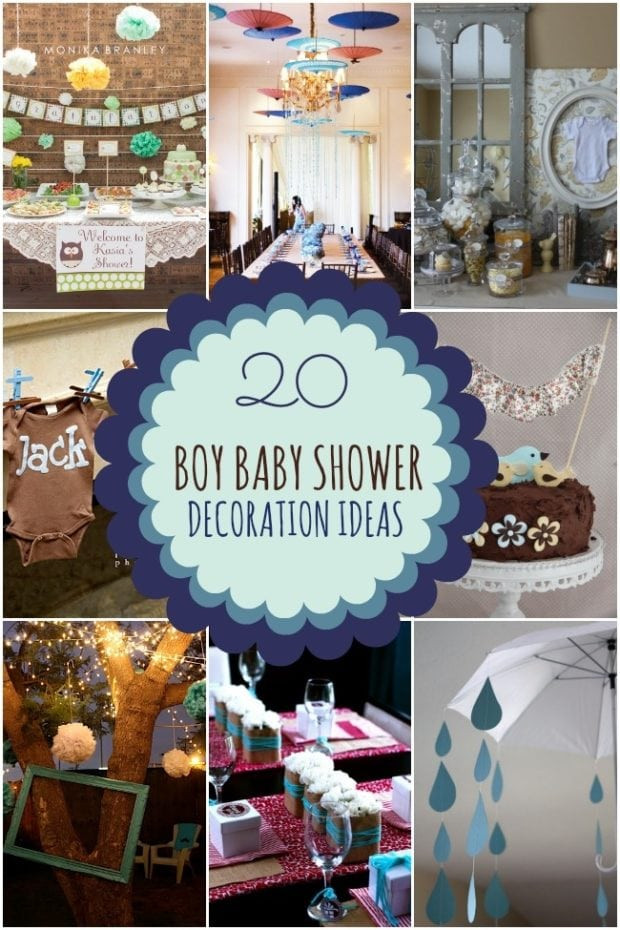 Baby Shower Decorating Ideas For A Boy
 20 Boy Baby Shower Decoration Ideas