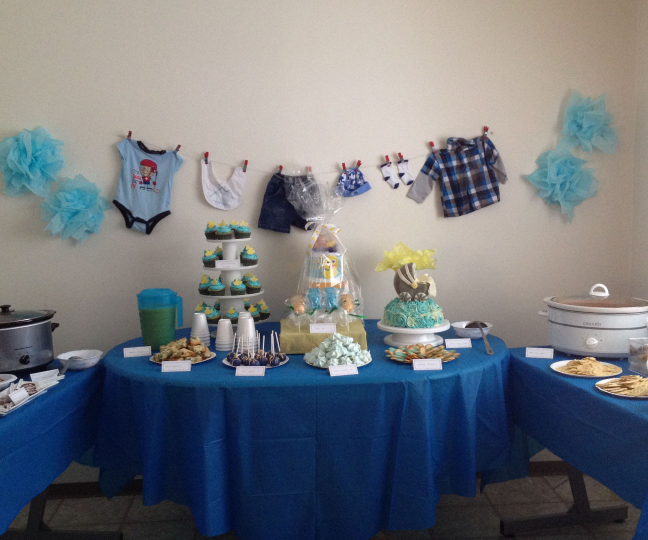 Baby Shower Decorating Ideas For A Boy
 Party Table Idea It s A Boy Baby Shower