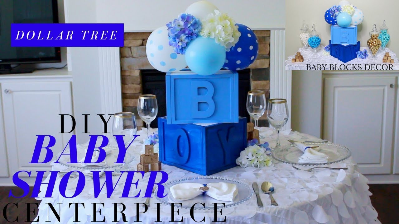 Baby Shower Decorating Ideas For A Boy
 Dollar Tree DIY Baby Shower Decor