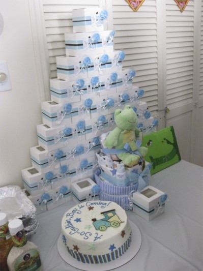 Baby Shower Games Party City
 Cute idea for baby shower set up