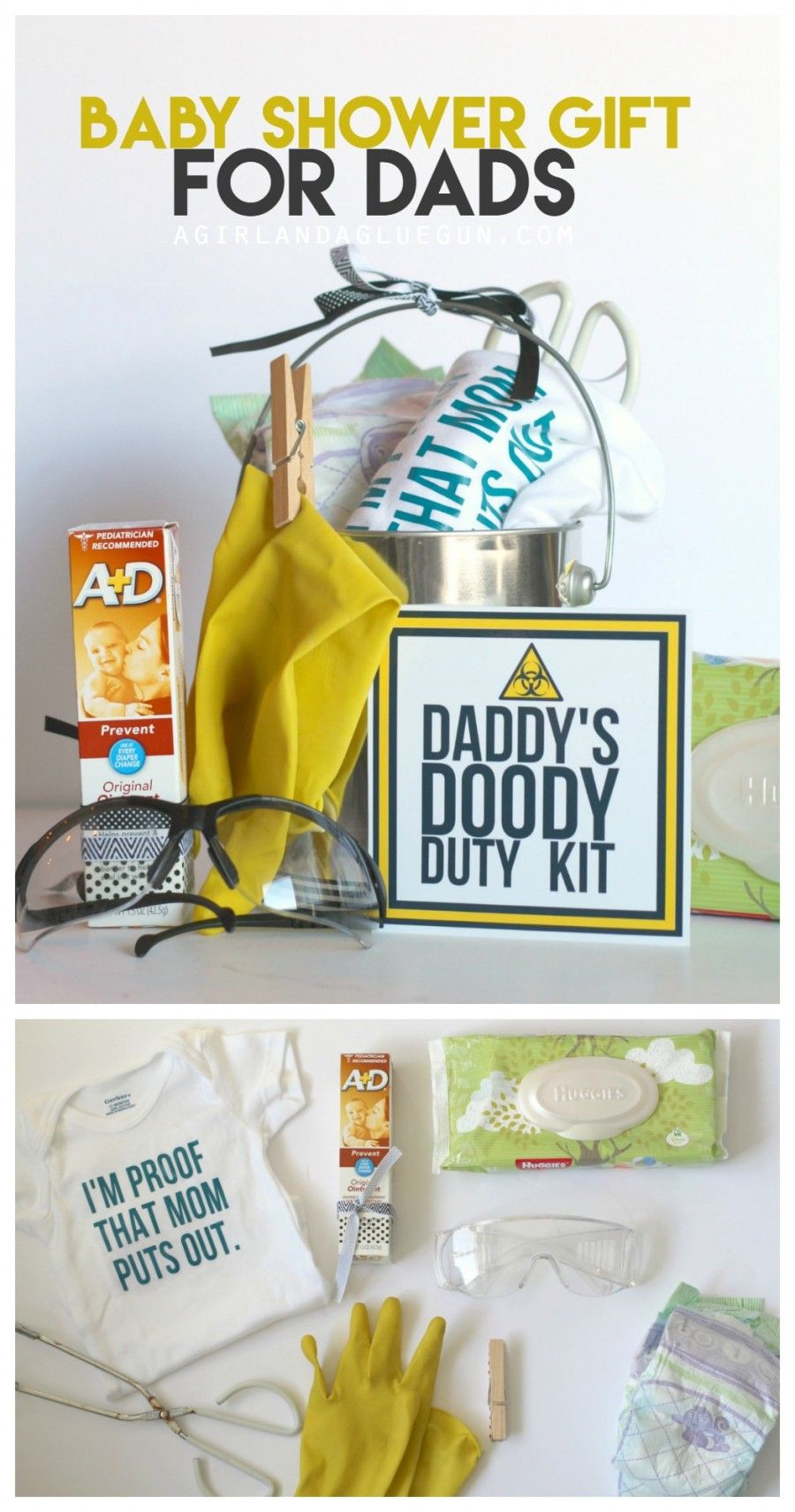 Baby Shower Gift Ideas For Mom And Dad
 funny baby shower t Daddy doody duty kit