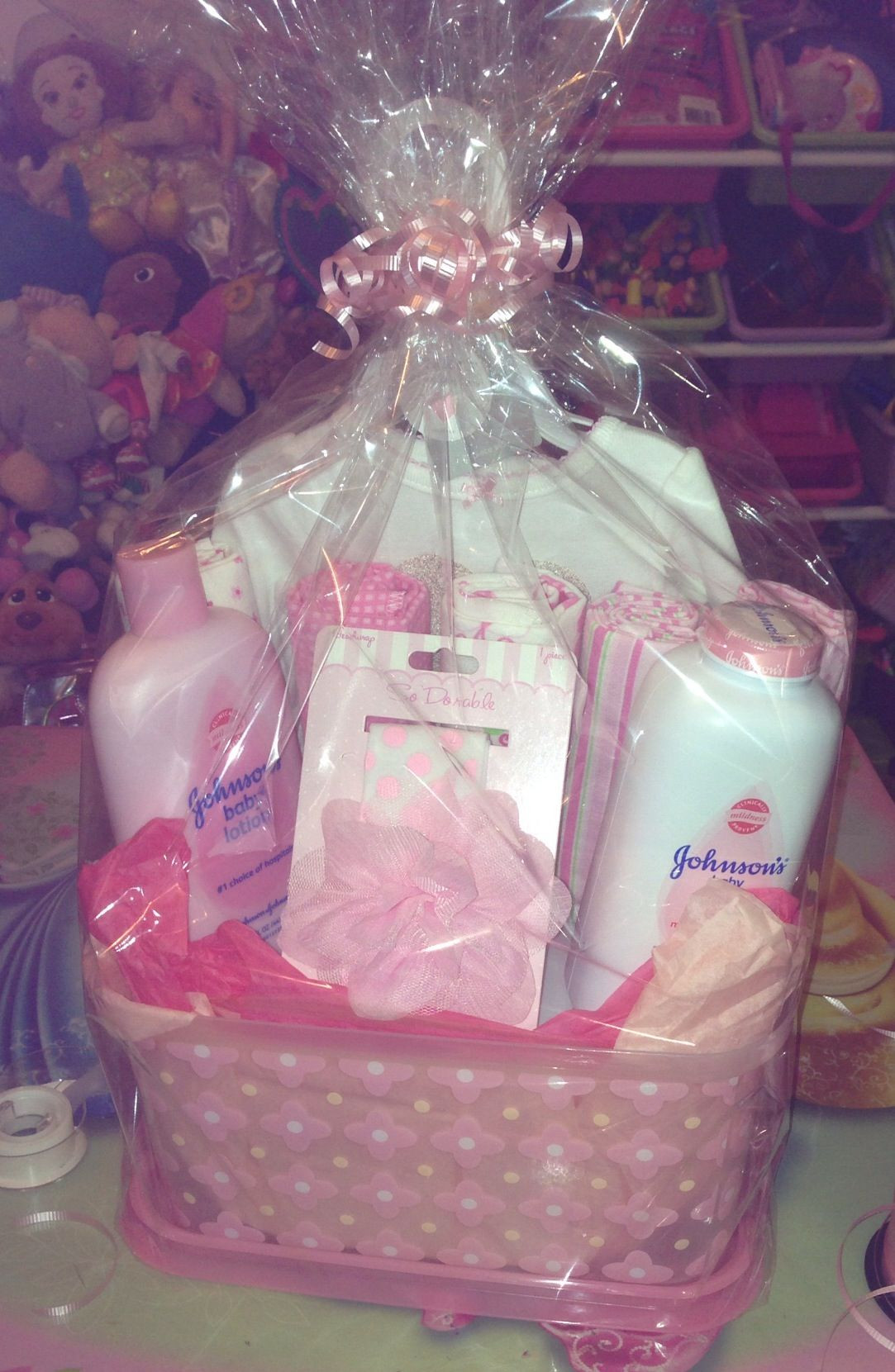 Baby Shower Gifts For Girl
 DIY baby shower t basket for a girl