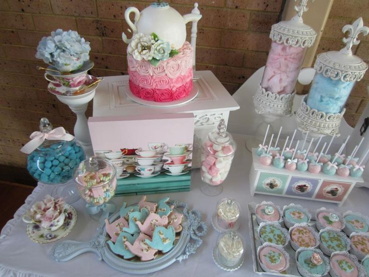 Baby Shower Party Decorations Ideas
 high tea party via babyshowerideas teaparty party Baby