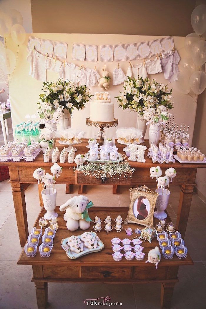 Baby Shower Party Decorations Ideas
 Little Lamb Baby Shower