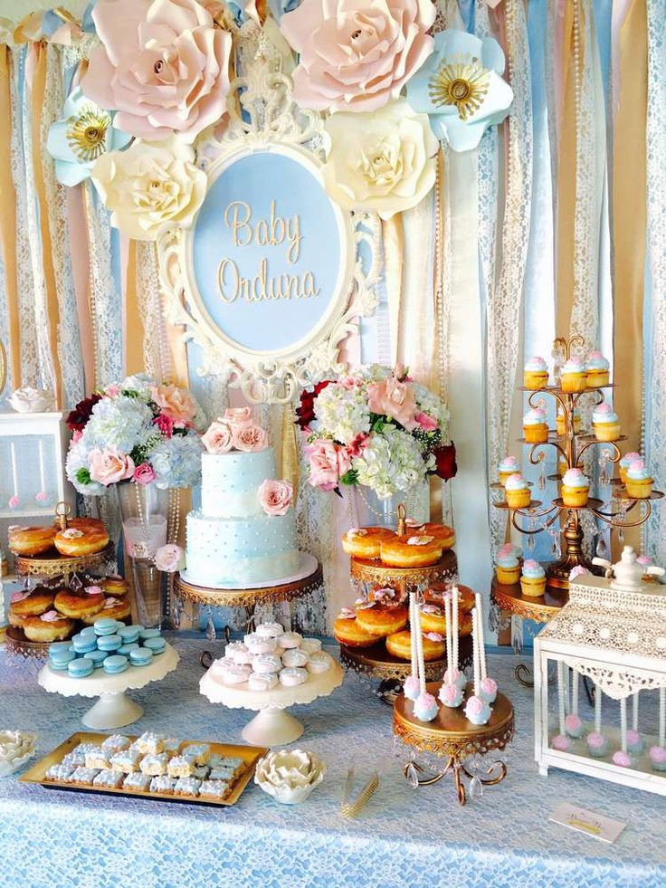Baby Showers Decorations Ideas
 Vintage Victorian Baby Shower CatchMyParty