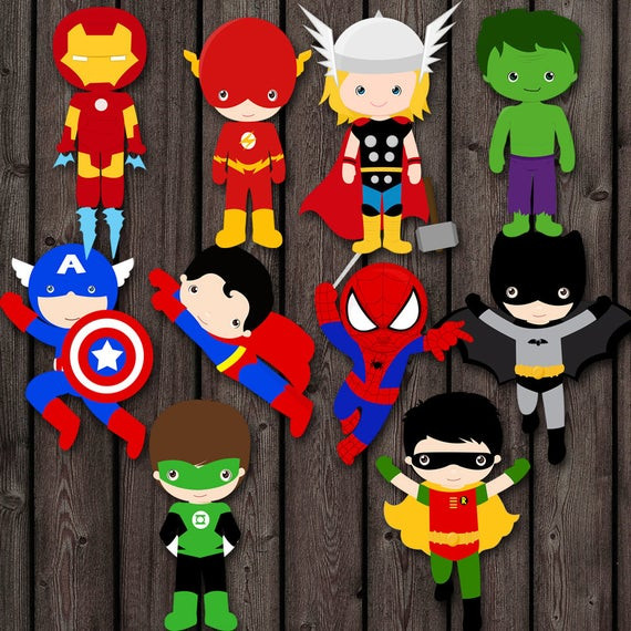 Baby Superhero Party Ideas
 superhero baby shower or superhero party digital printable