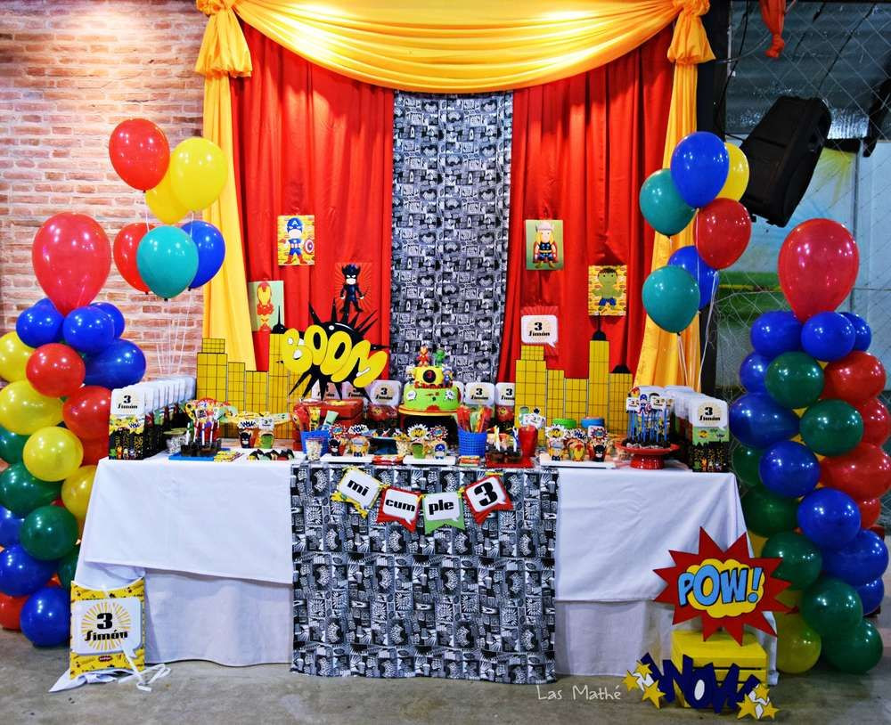 Baby Superhero Party Ideas
 Fantastic superhero birthday party See more party