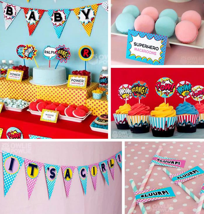 Baby Superhero Party Ideas
 Kara s Party Ideas Supergirl Superboy Baby Shower with