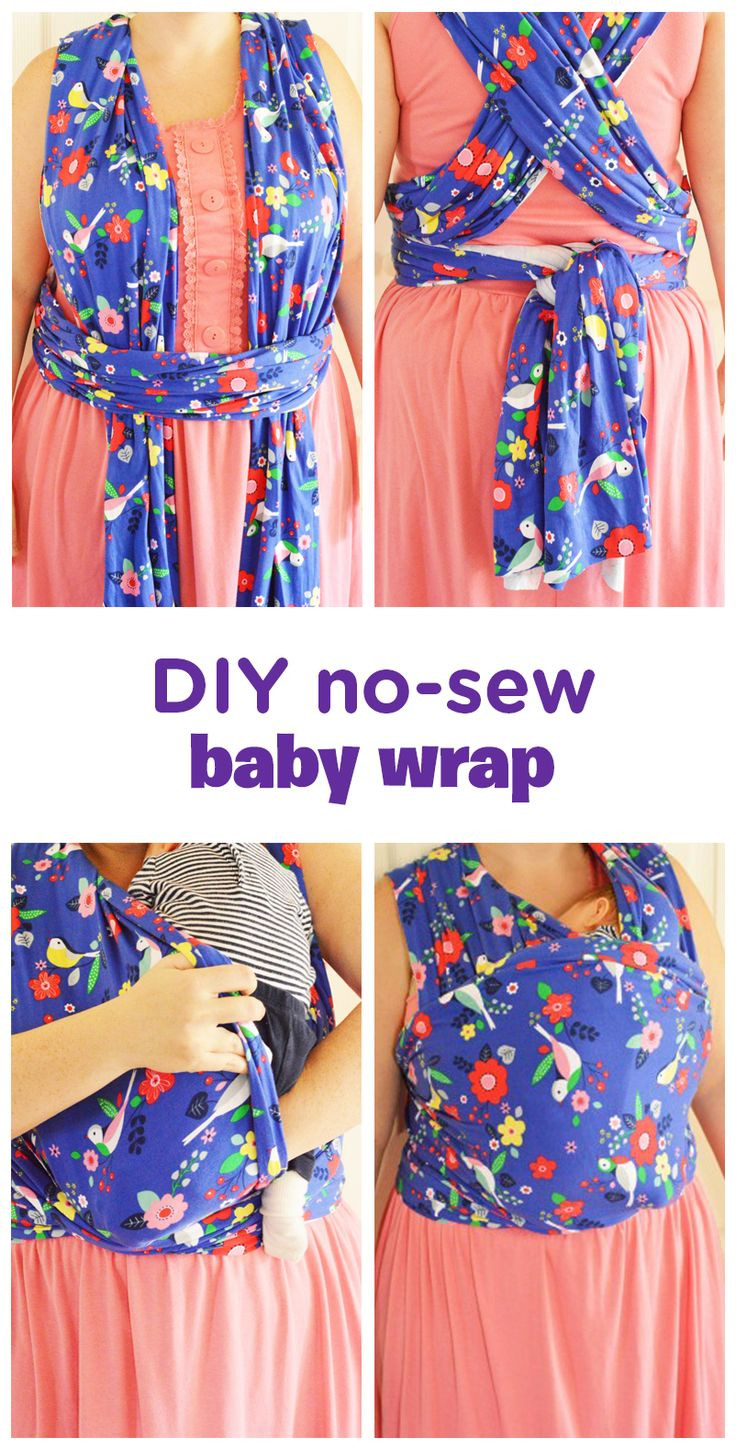 Baby Wraps Diy
 How to Make Your Own No Sew Moby Wrap