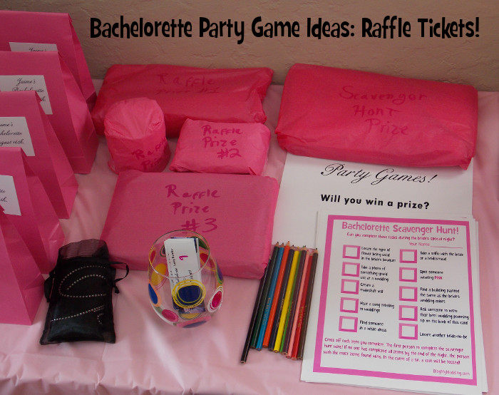 Bachelorette Party Activity Ideas
 Bachelorette Party Game Ideas Raffle Tickets Blog My