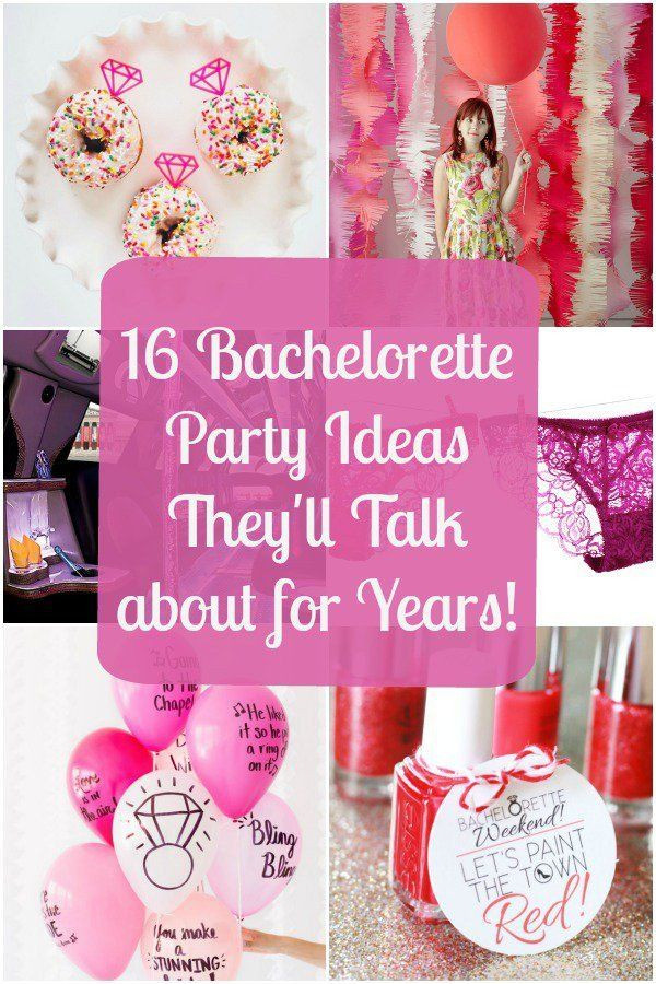 Bachelorette Party Activity Ideas
 16 Bachelorette Party Ideas They ll Talk about for Years