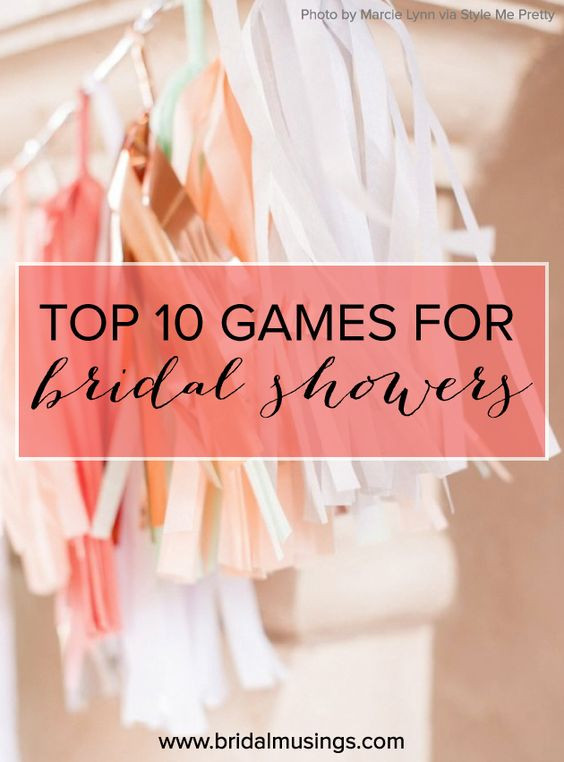 Bachelorette Party Activity Ideas
 Top 10 Bridal Shower and Bachelorette Party Games