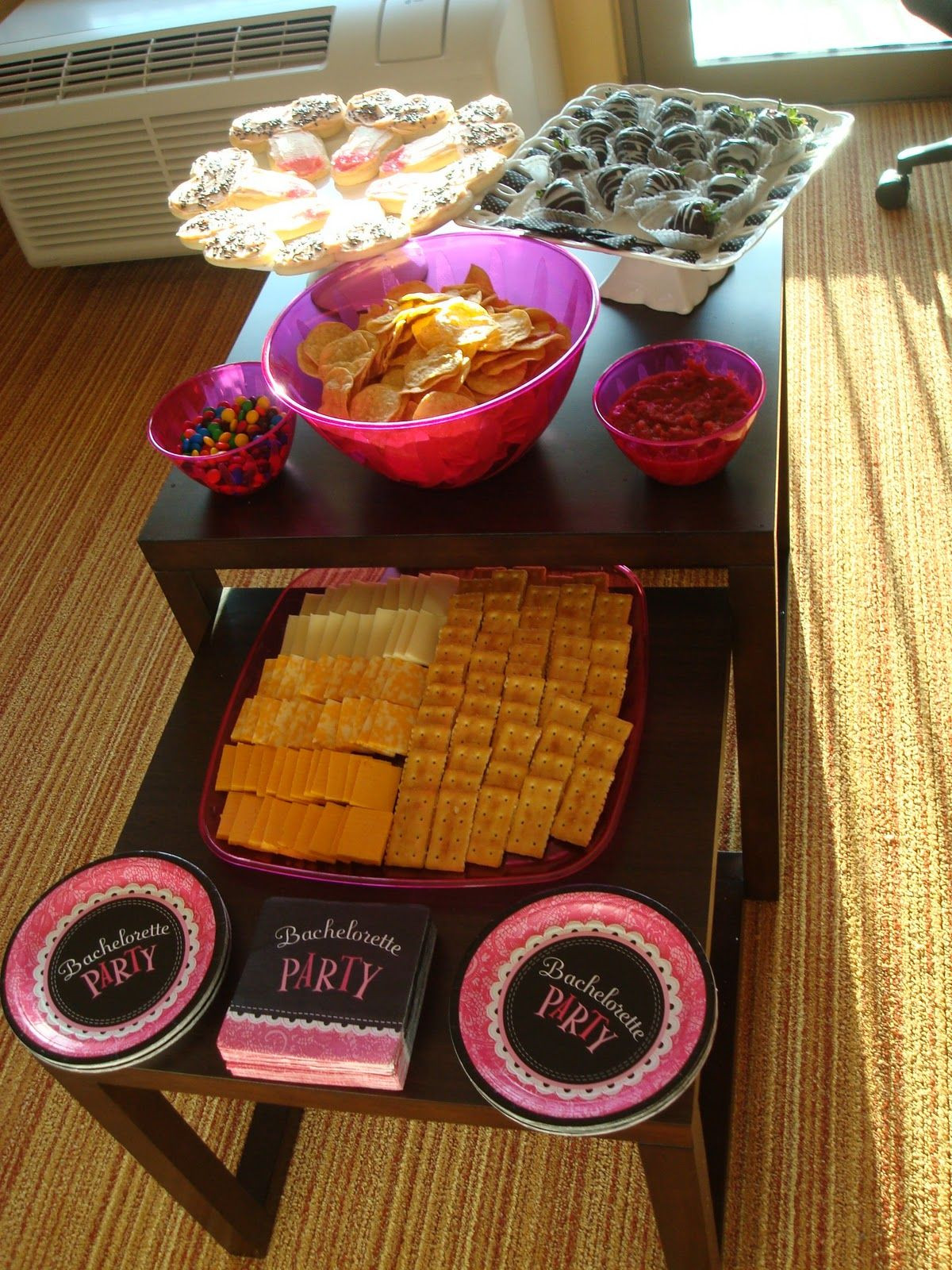 Bachelorette Party Dinner Ideas
 Bachelorette Party Weekend Hot Pink Black and Silver