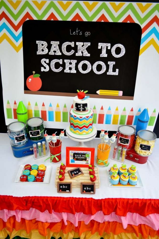 Back To School Party Ideas For Adults
 A Colorful Back To School Party